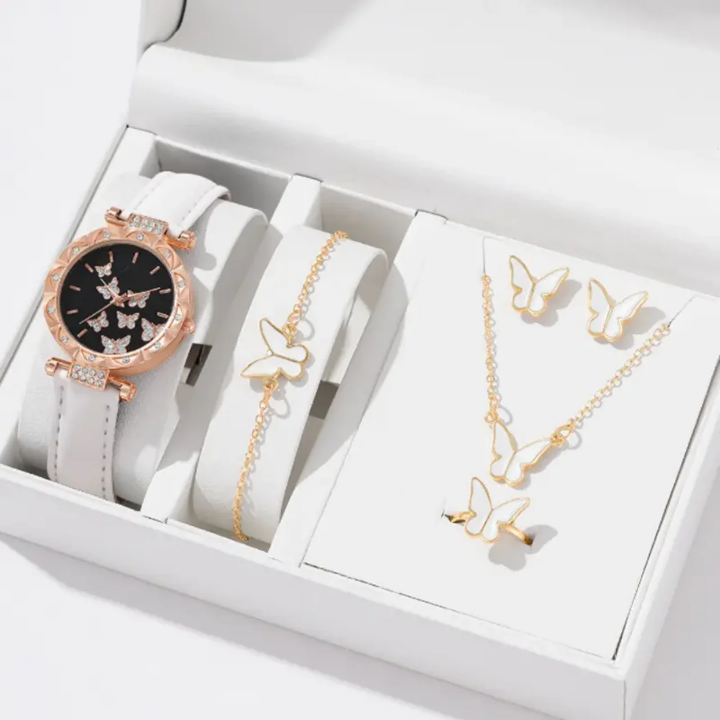Chaine montre bracelet boucle d'oreille