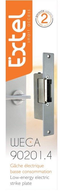 Clavier à codes RFID avec badges et gâche électrique