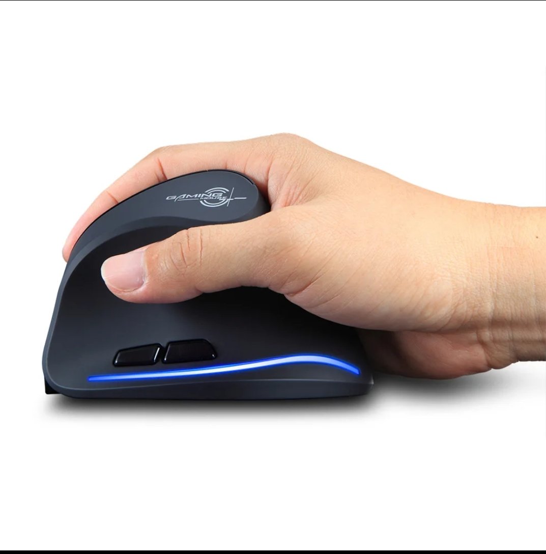 Souris sans fil gaming verticale