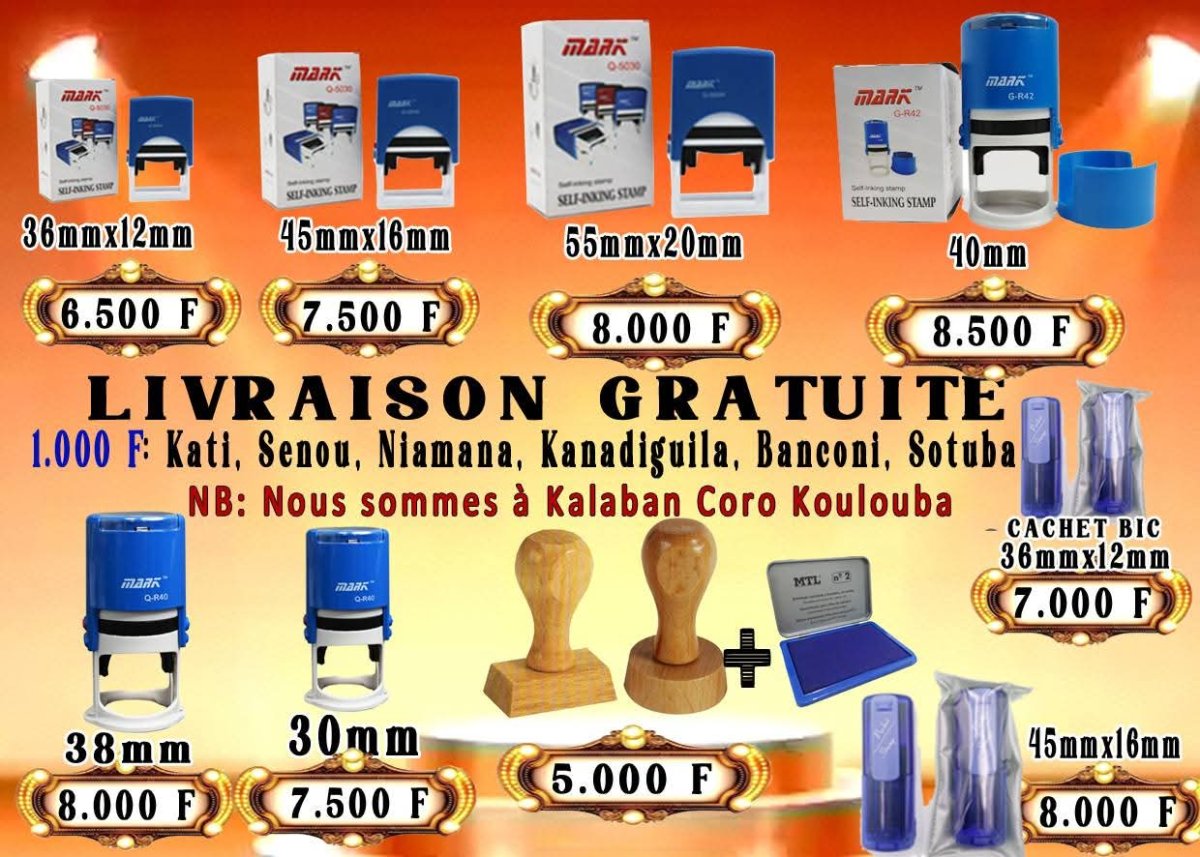 Cachet, facture...
