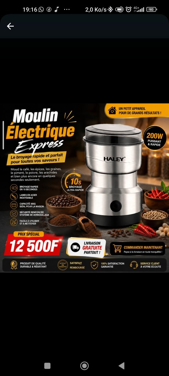 Moulin électrique