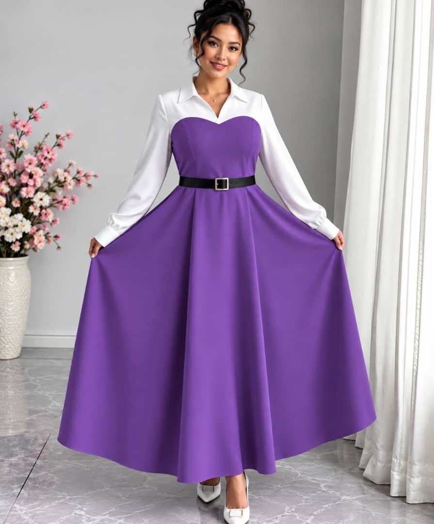 Robe pour femme avec ceinture