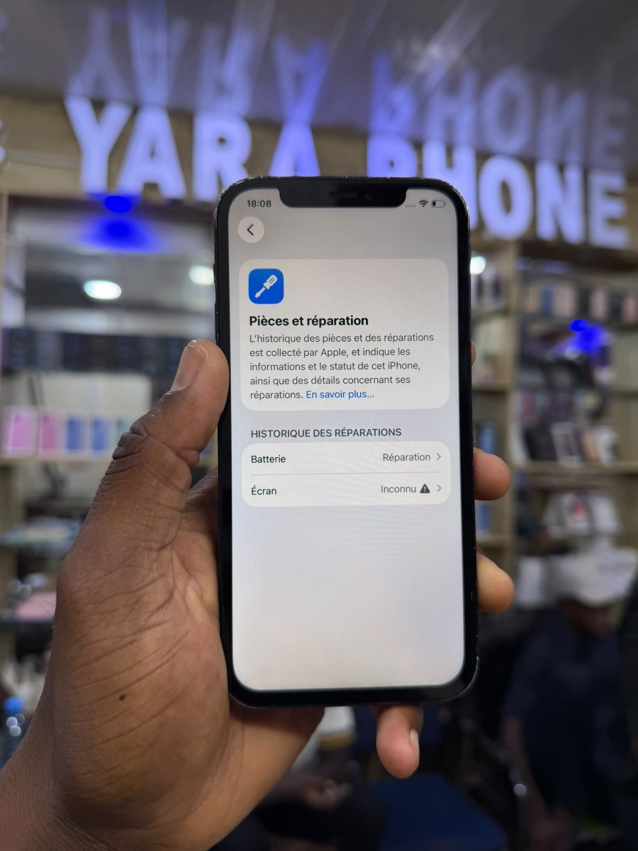 iPhone 📱 12simple 128gb 🖤🇺🇸 Écran : changer aucun défaut  Face ID ✅ caméra propre 👌