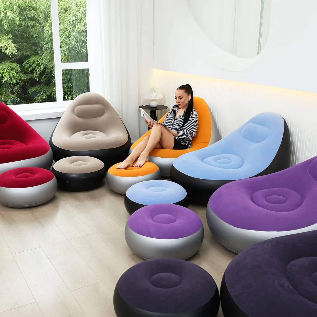 🔖 Fauteuil Gonflable Premium + Pompe Gratuite 🛋️✨