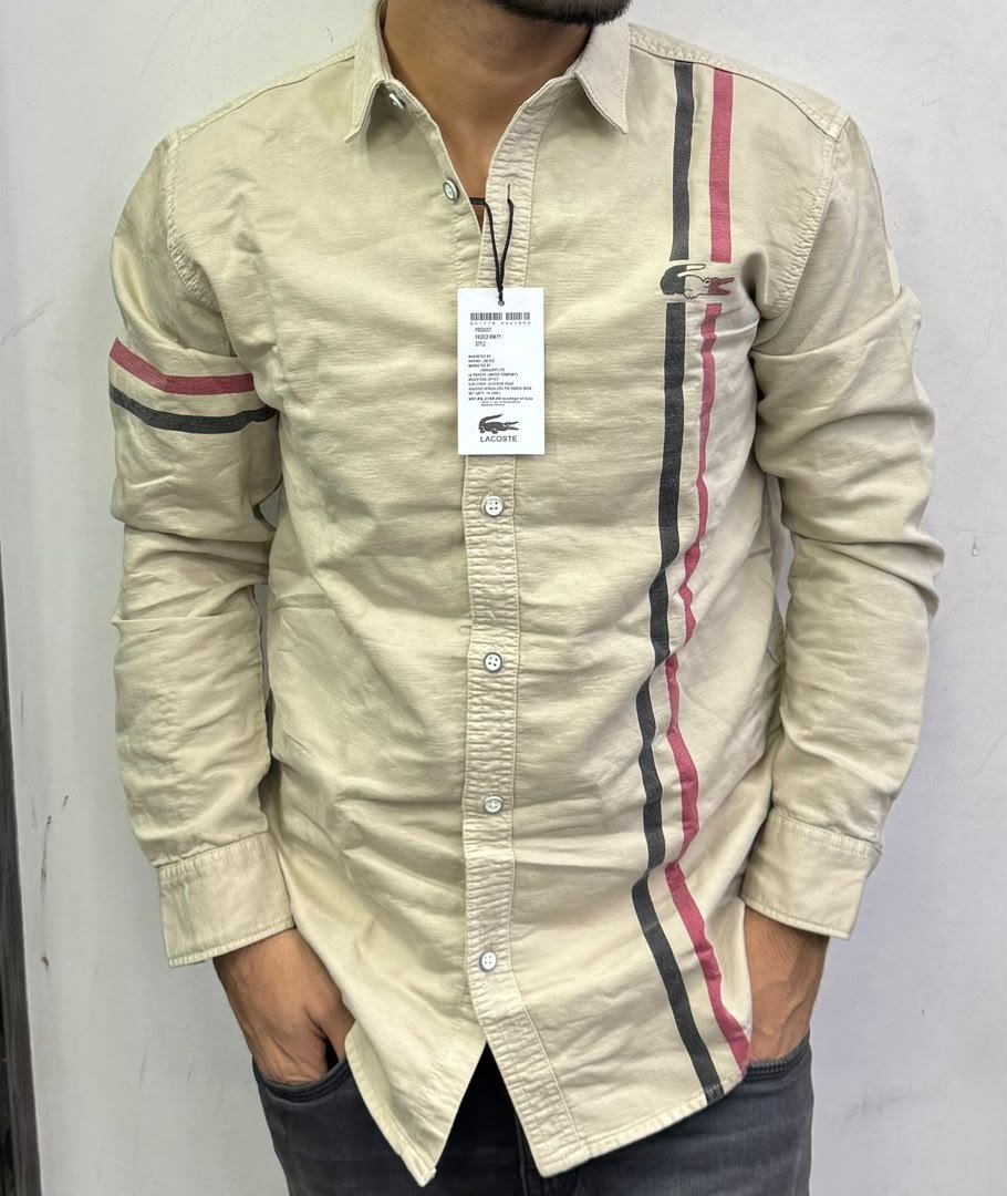 Chemise manches longues