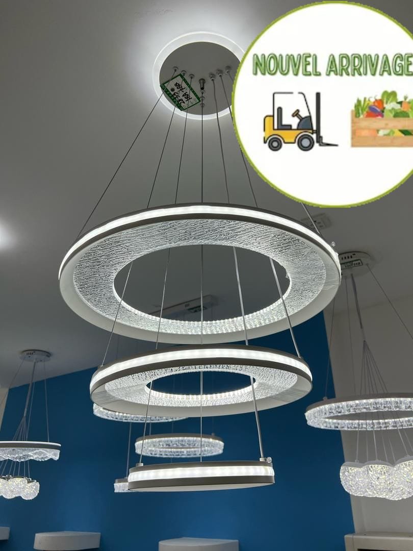 Lustre led 3 couleur