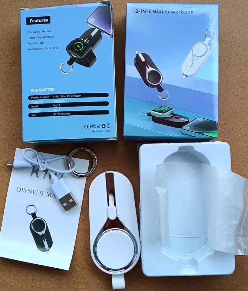 Mini powerbank porte-clé 3000mAh