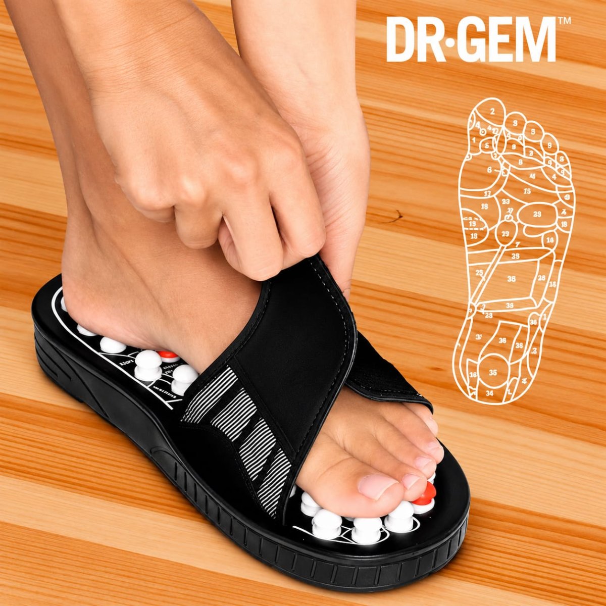SANDALES DE MASSAGE POUR LES PIEDS
