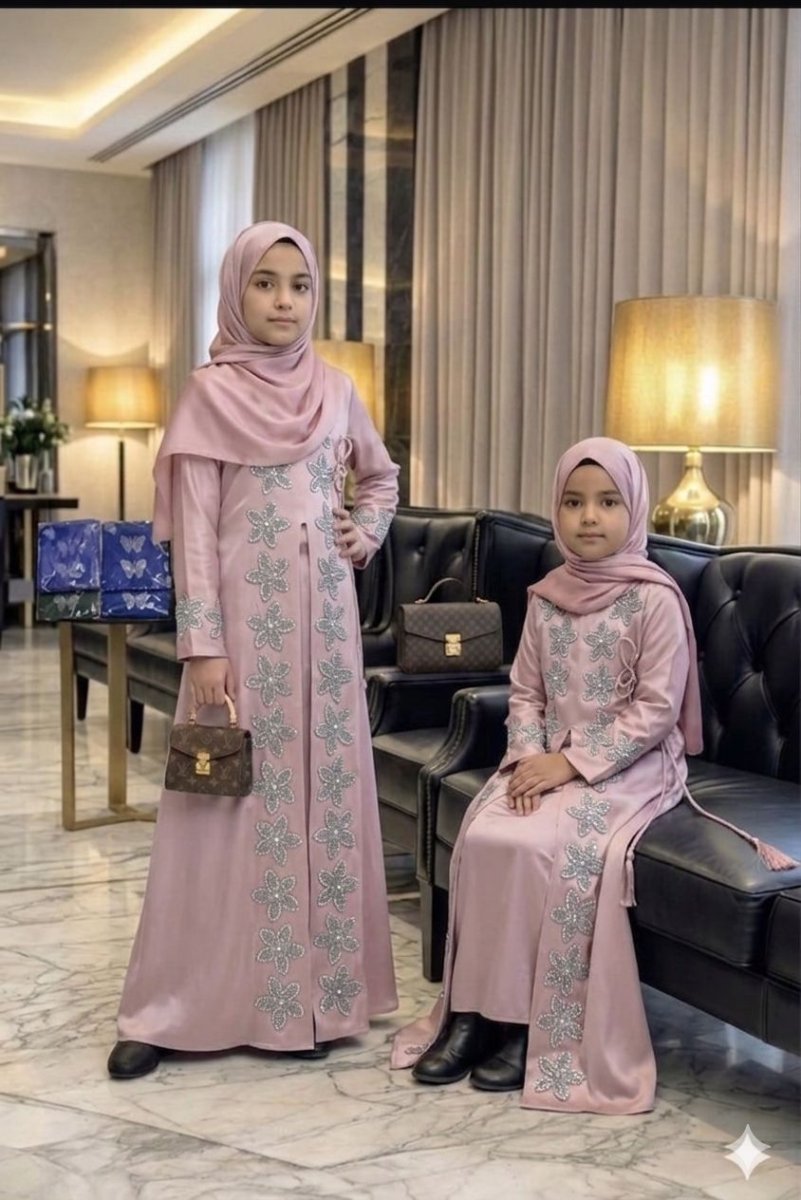 *Nouvel arrivage des jolies robes-hidjabs pour les enfants, vos princesses* 🆕️🥰🥰🥰