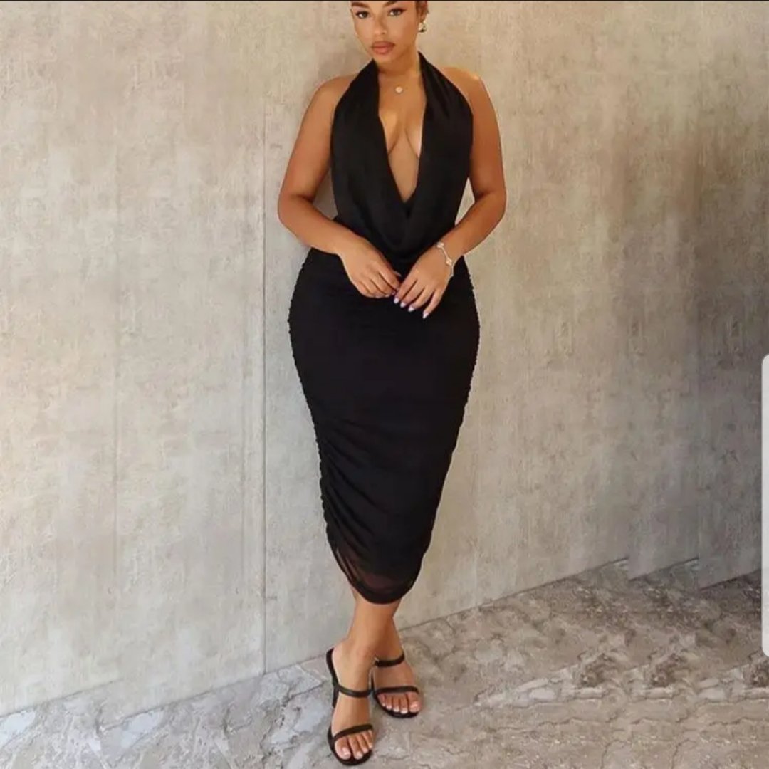 Robe longue moulante (bodycon)