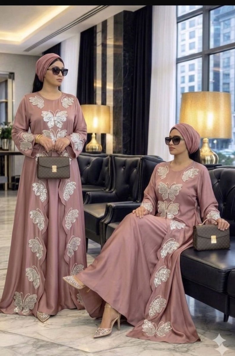 Nouvel arrivage des jolies robes très longue avec foulard* 🆕️🥰🥰