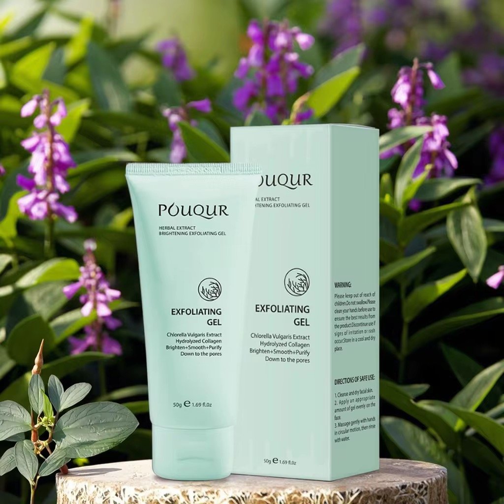 Gel exfoliant verte