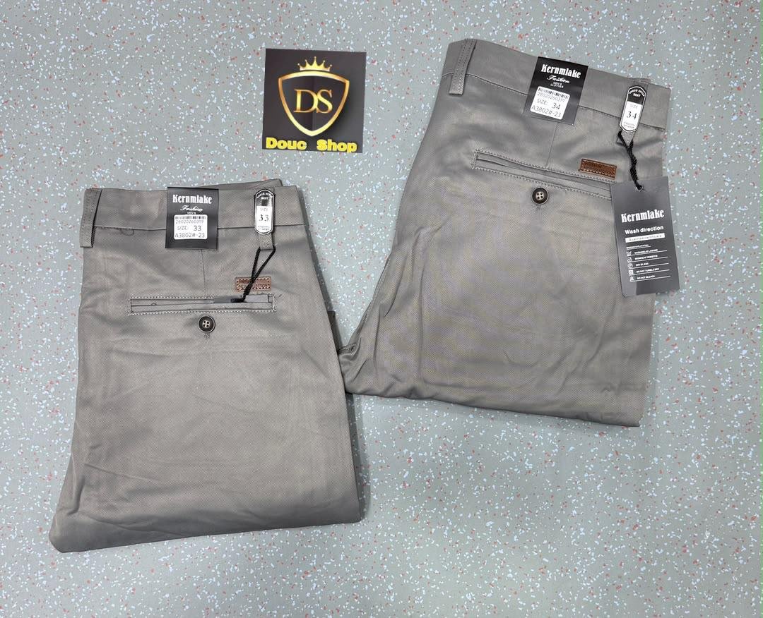 Jean kaki de qualité premium