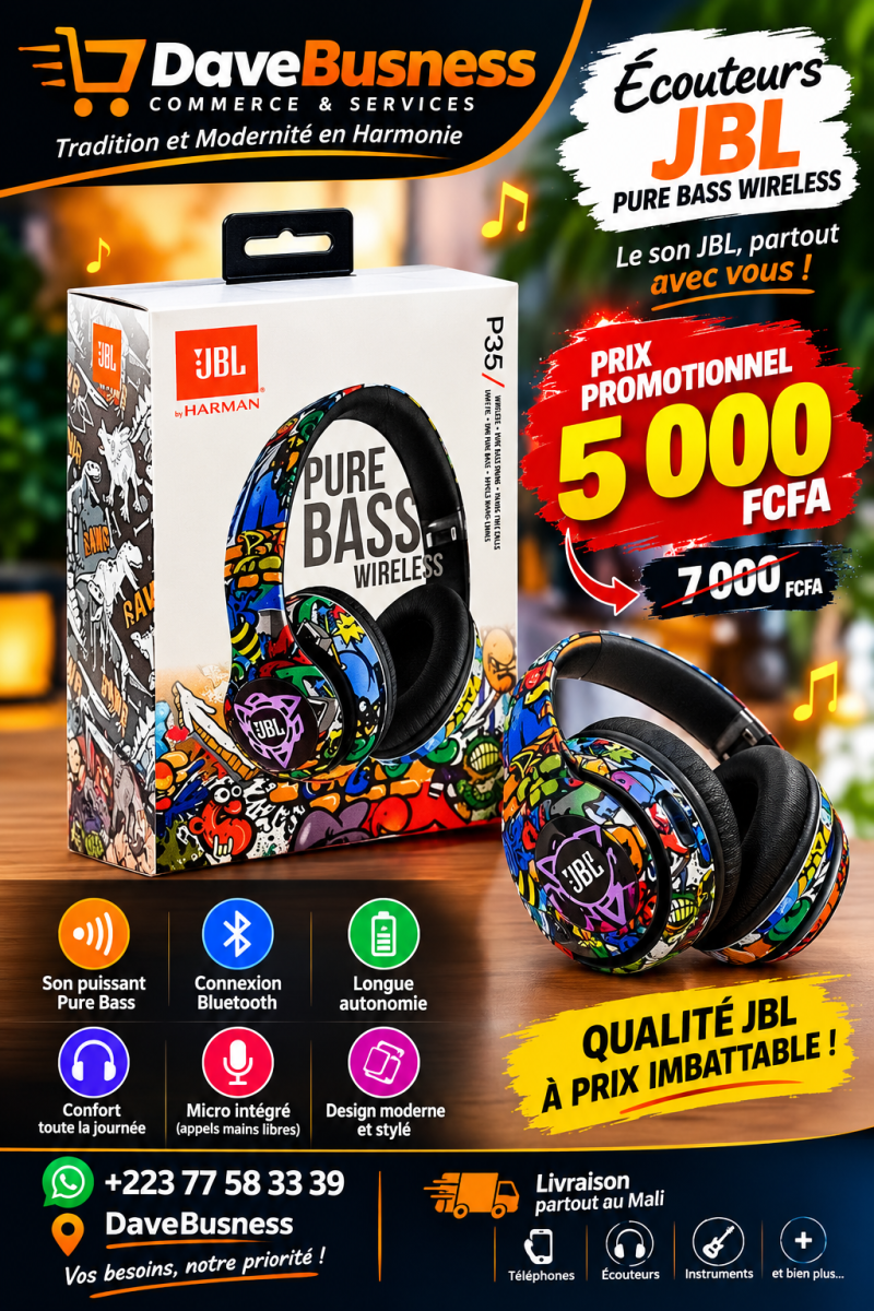 ÉCOUTEURS JBL – LE SON QUI VOUS ACCOMPAGNE