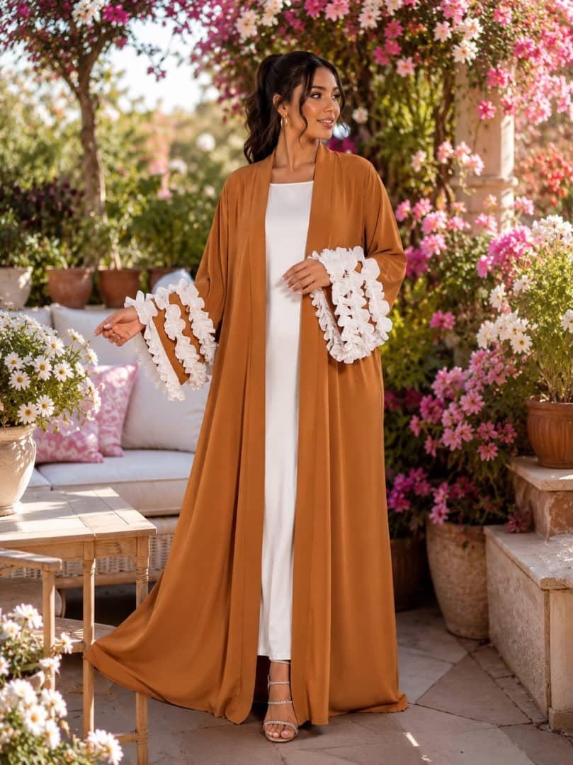 Des jolies robes hijab avec attache
