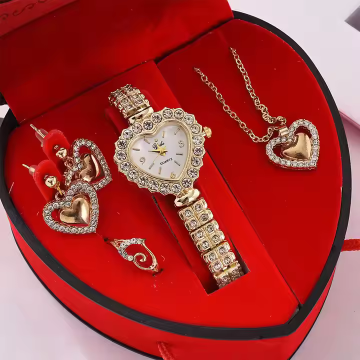 Chaine+Montre+bracelet+boucles+bague