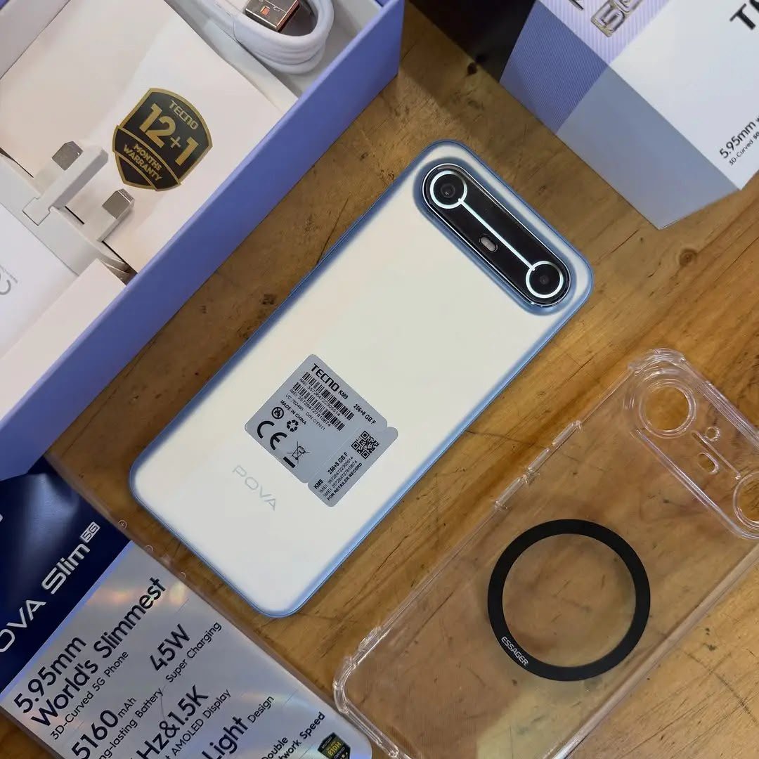📱 TECNO POVA Slim 5G – Carton Original ✨