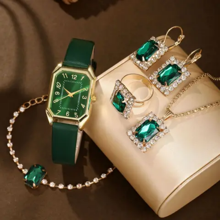 Chaine+Montre+bracelet+boucles+bague