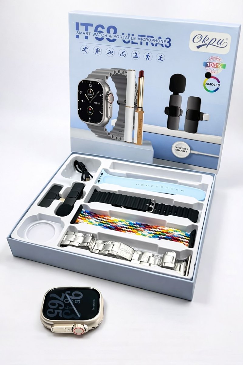 ⌚🎤💄 IT 68 ULTRA – LE COFFRET 3 EN 1 QUI COMBINE TECHNOLOGIE, CRÉATION DE CONTENU & BEAUTÉ ! ✨