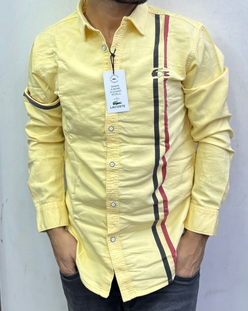 Chemise manches longues