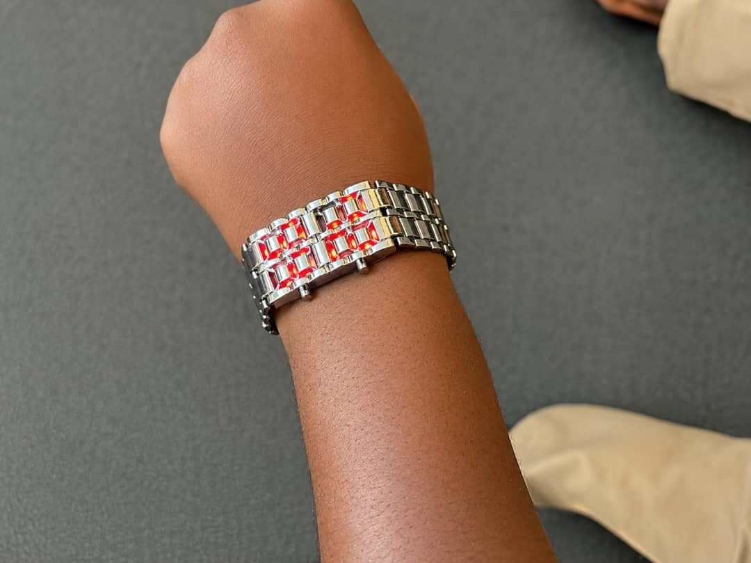 Bracelet-montre led lumineux