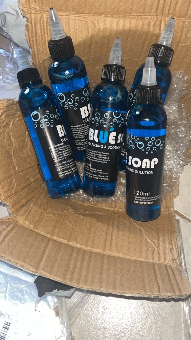 Blue Soap solution pour le tatouage