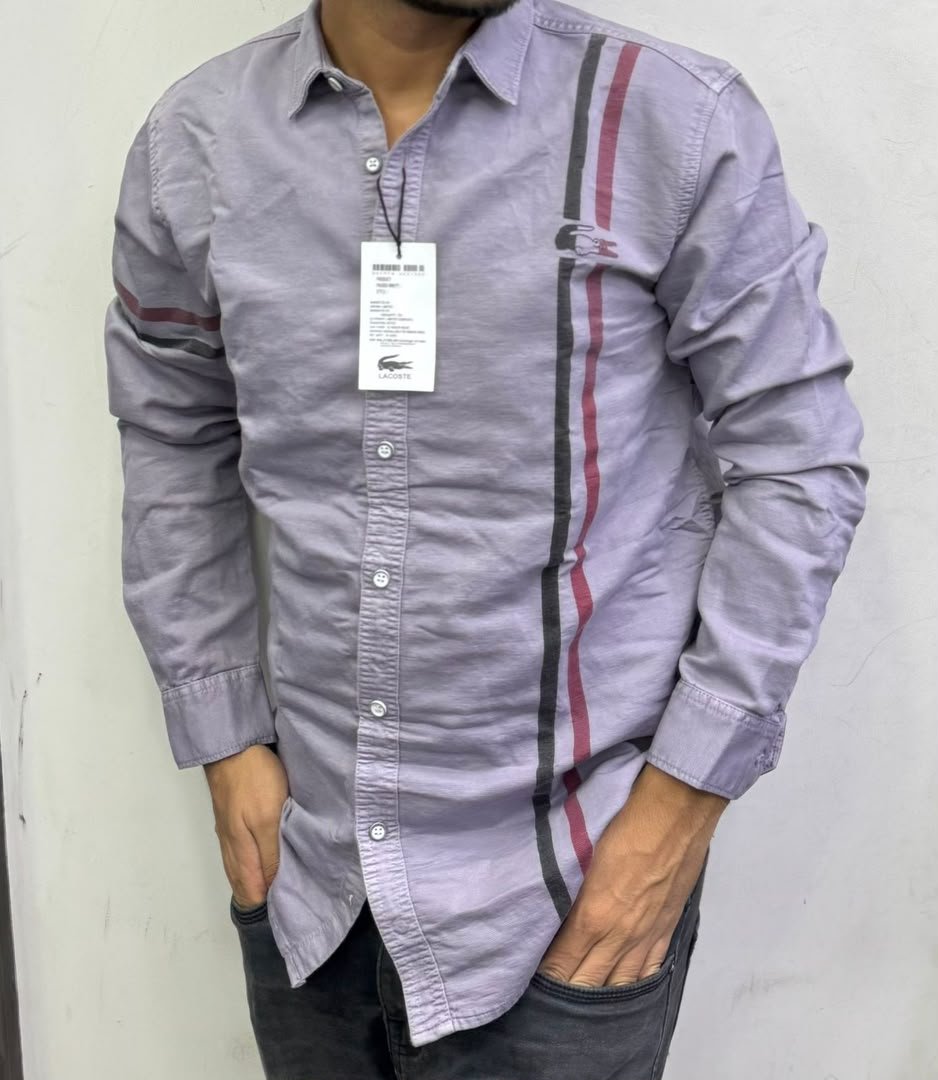 Chemise manches longues