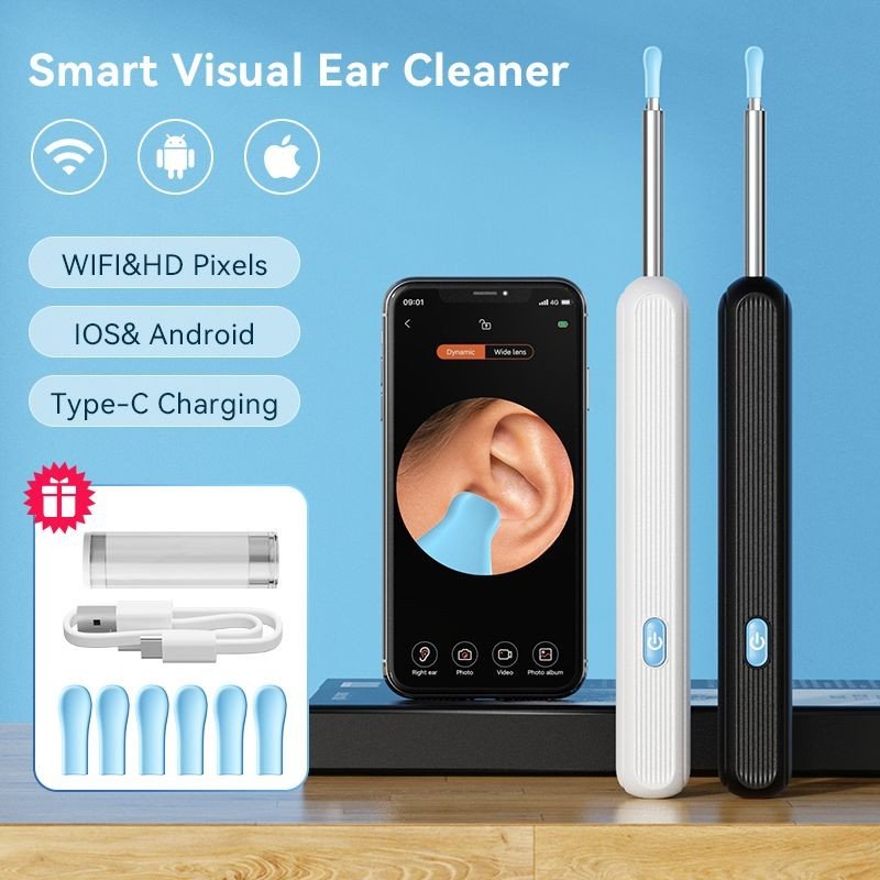 Otoscope électronique (nettoyeur d'oreille)