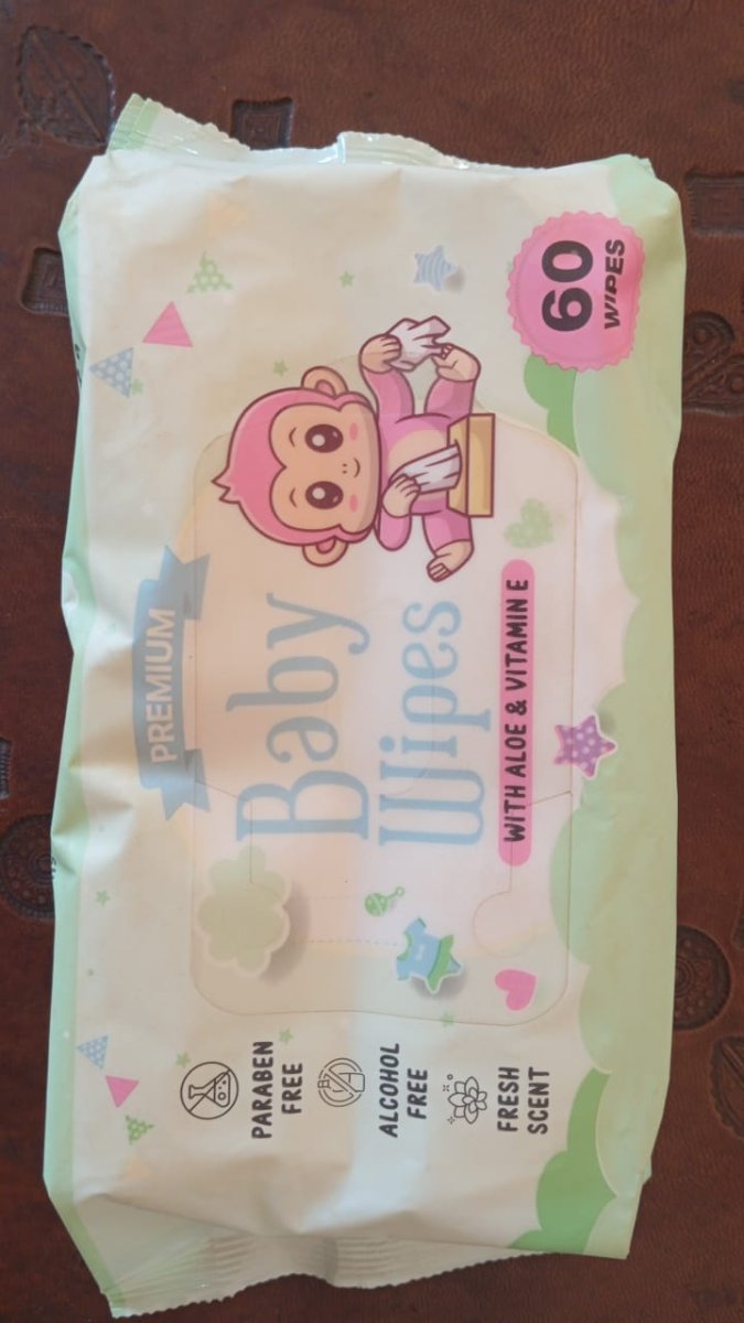 Lingettes (baby wipes) (60) pièce (24) paquet dans le carton