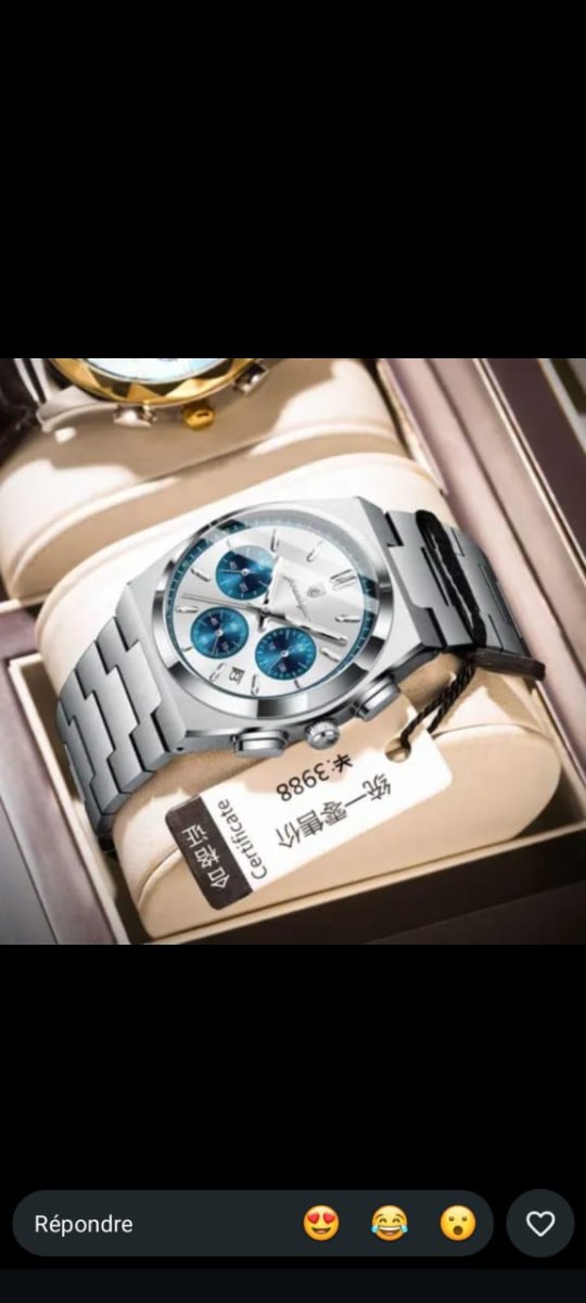 Montre chronographe Lux Gold Green
