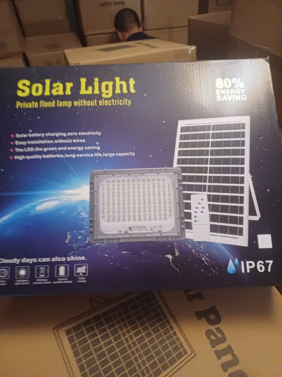 Projecteur solaire 200w