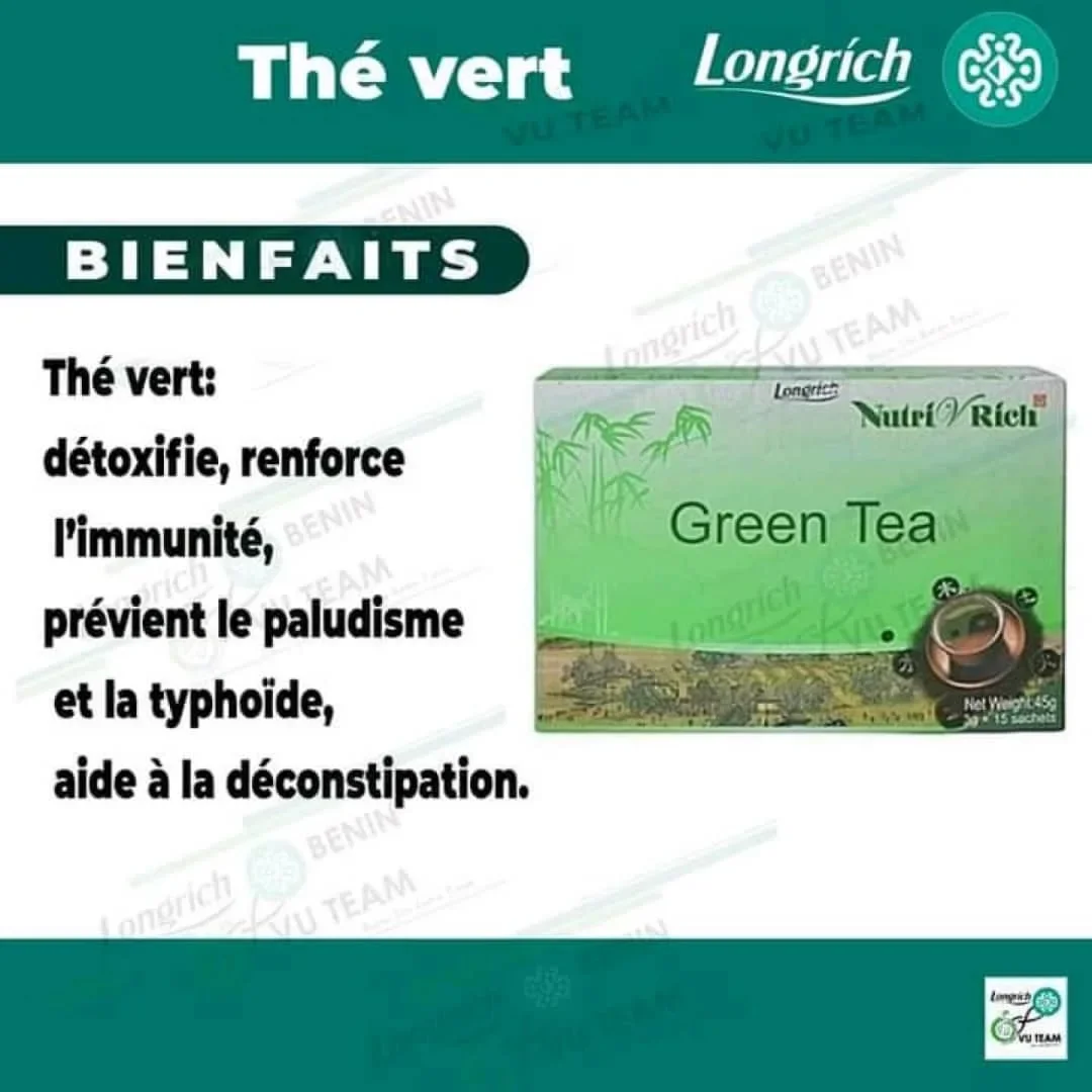 Thé vert longrich 💯 Bio
