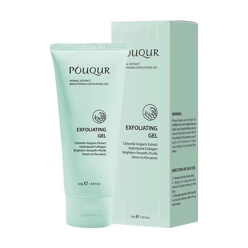 Gel exfoliant verte