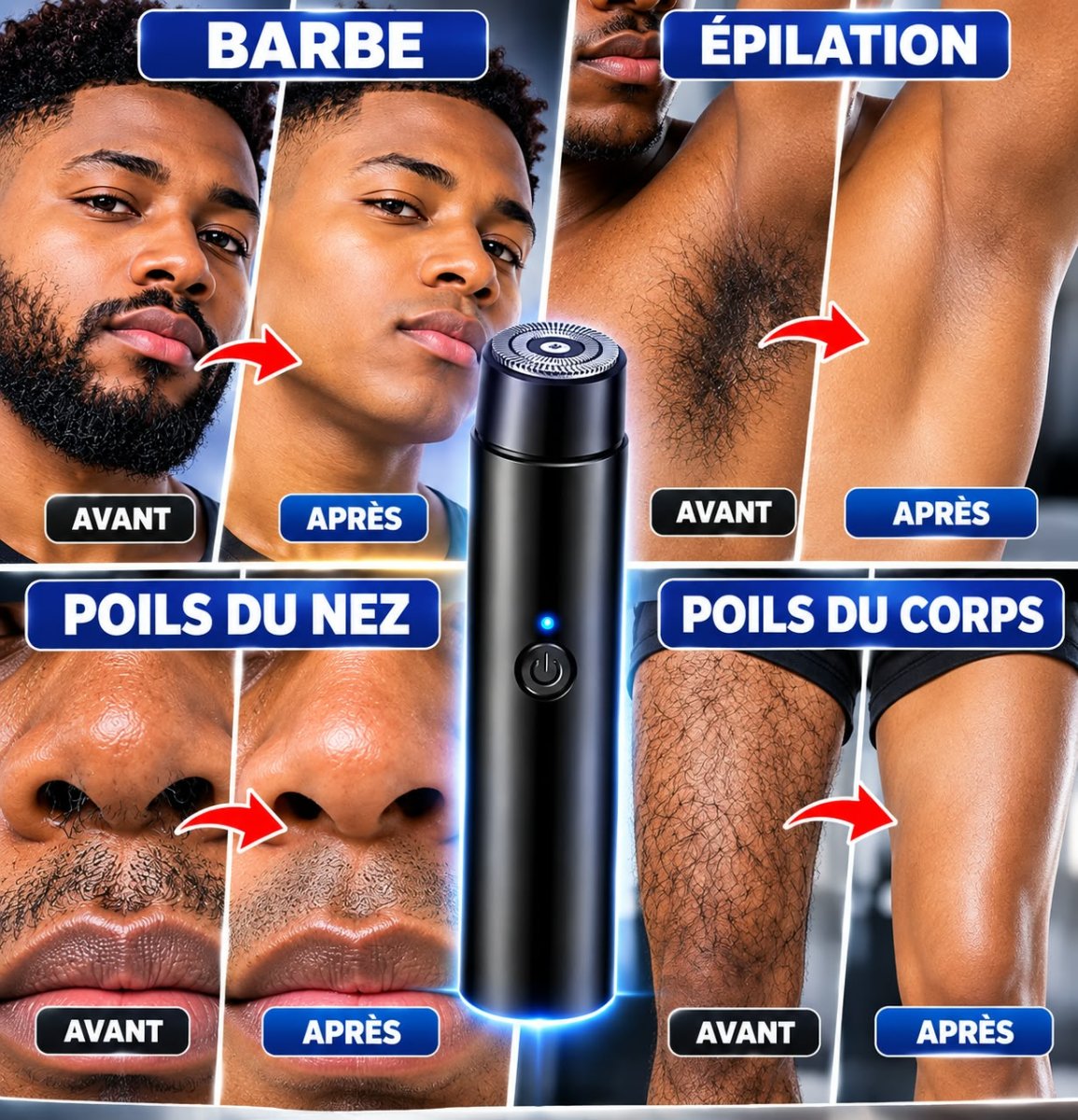 MINI RASOIR ÉLECTRIQUE RECHARGEABLE