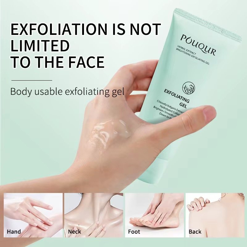 Gel exfoliant verte