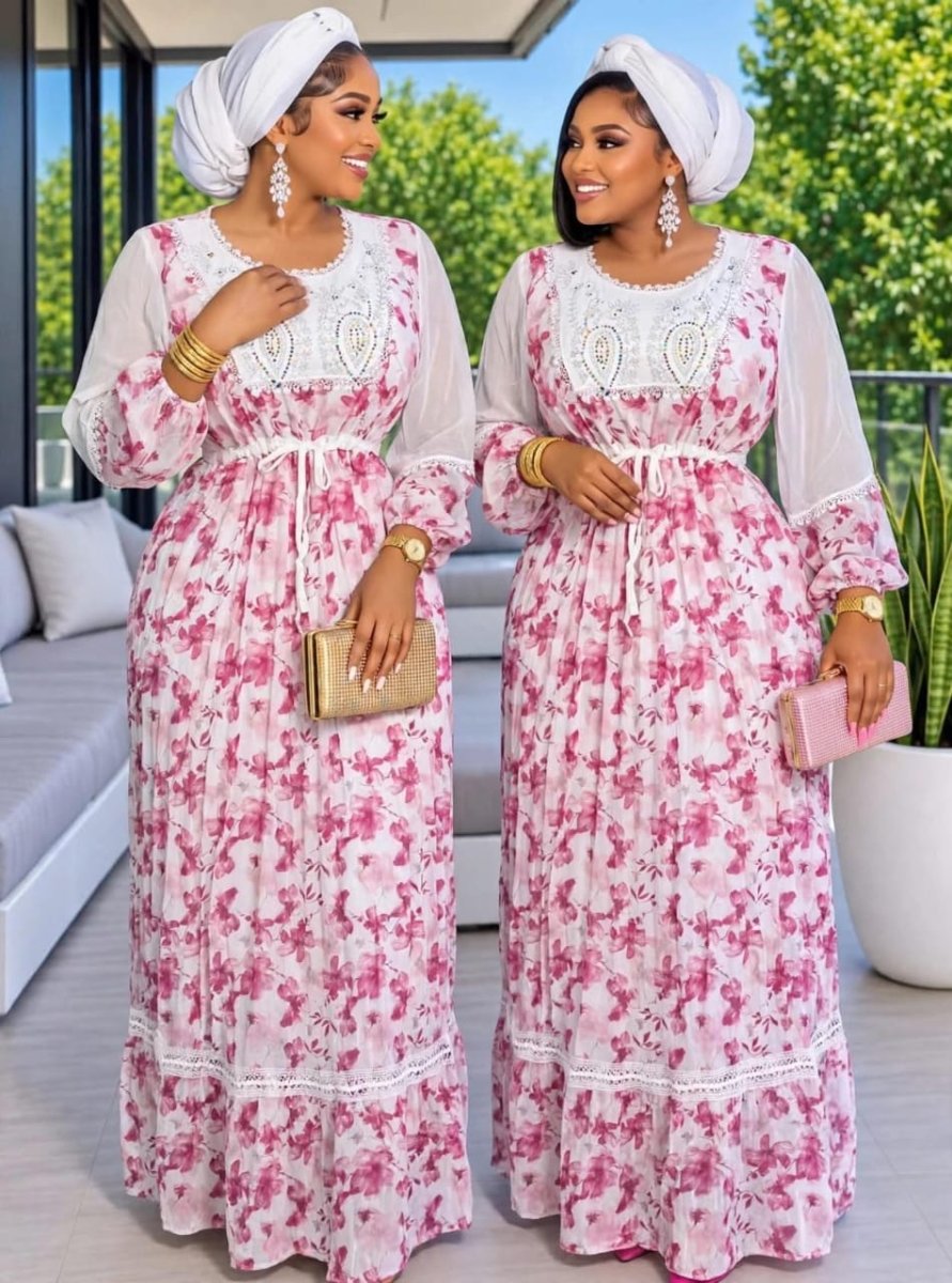 ROBE KASHKA AVEC LARGE FOULARD