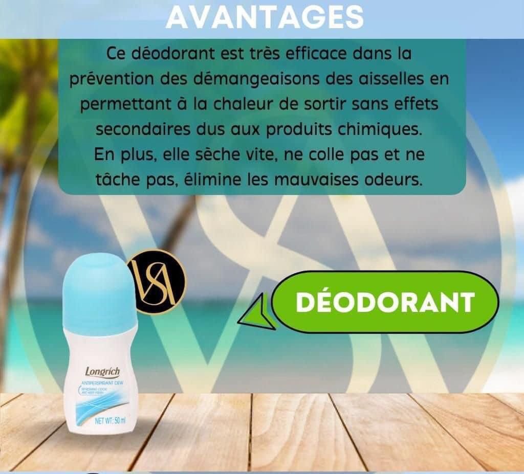 Déodorant anti transpirant