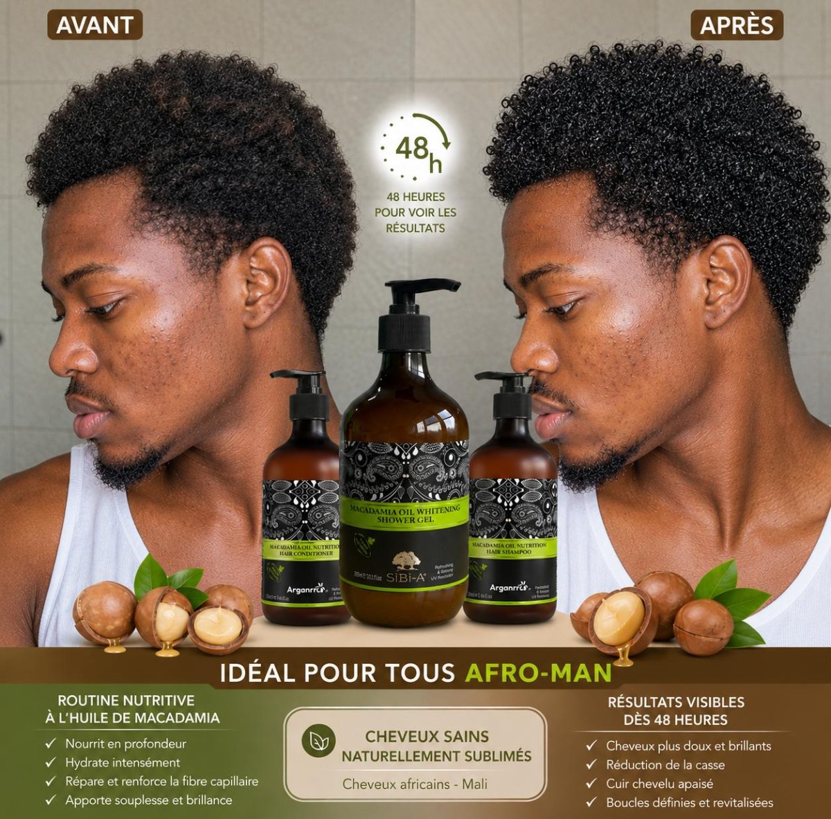 Huile de macadamia