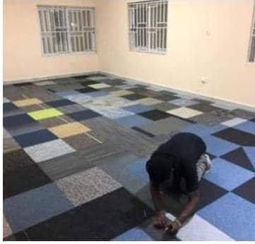 Tapis carreaux