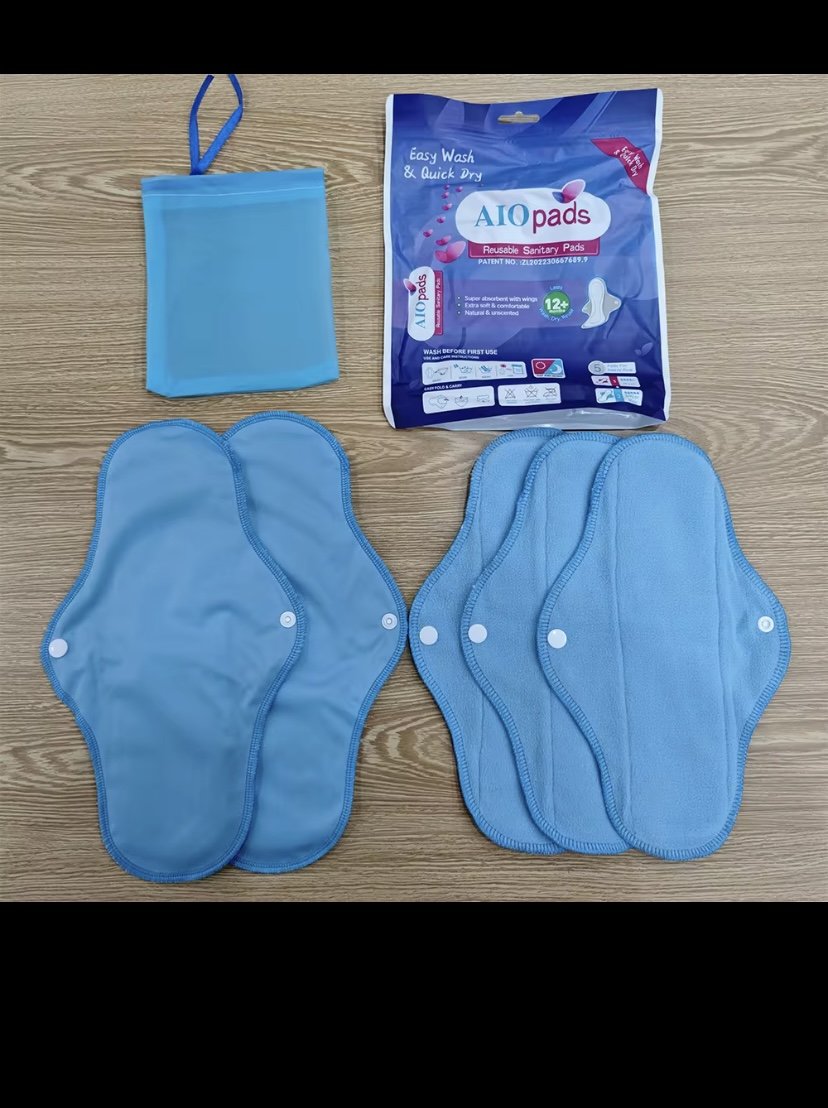 Serviette hygiénique réutilisable très absorbant