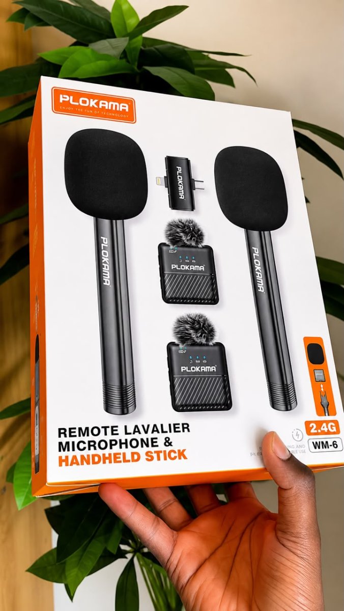 KIT DE 2 MICROPHONES SANS FIL PLAMA WM - 60