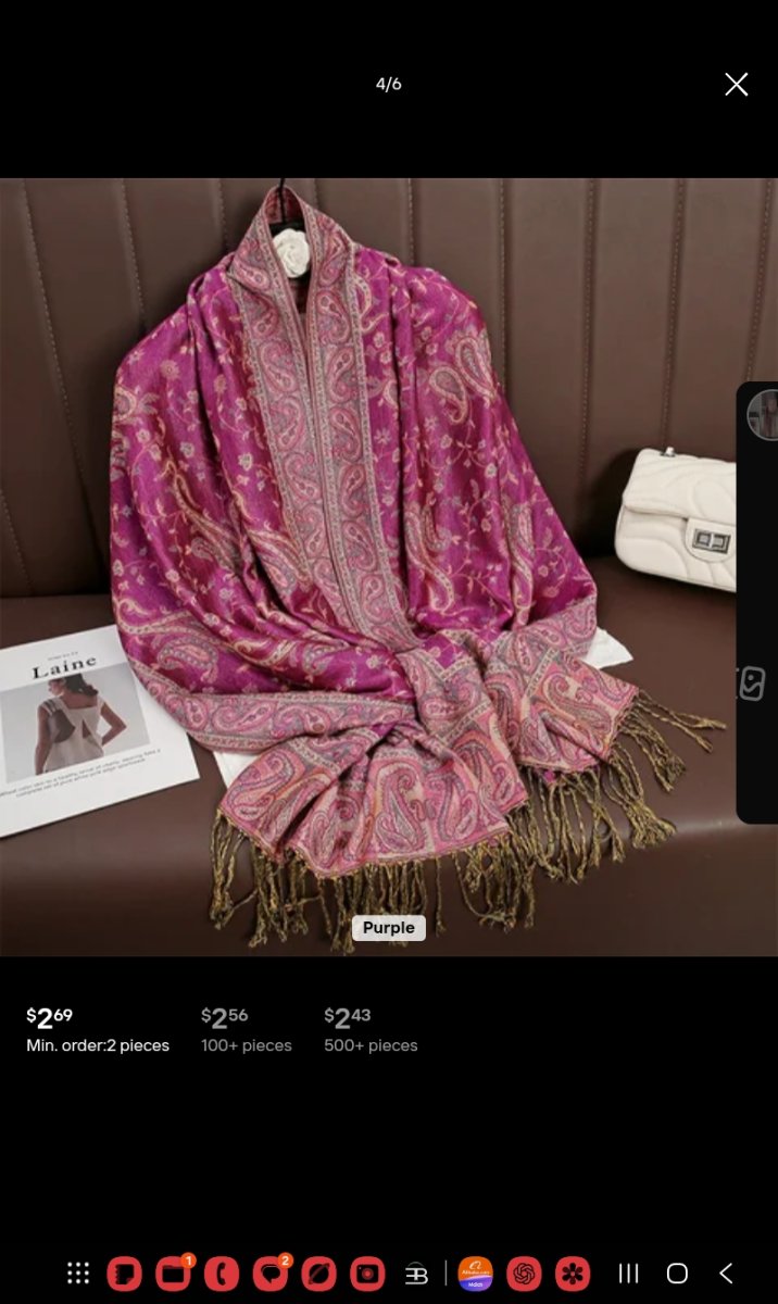 Voile Pashmina pas chère
