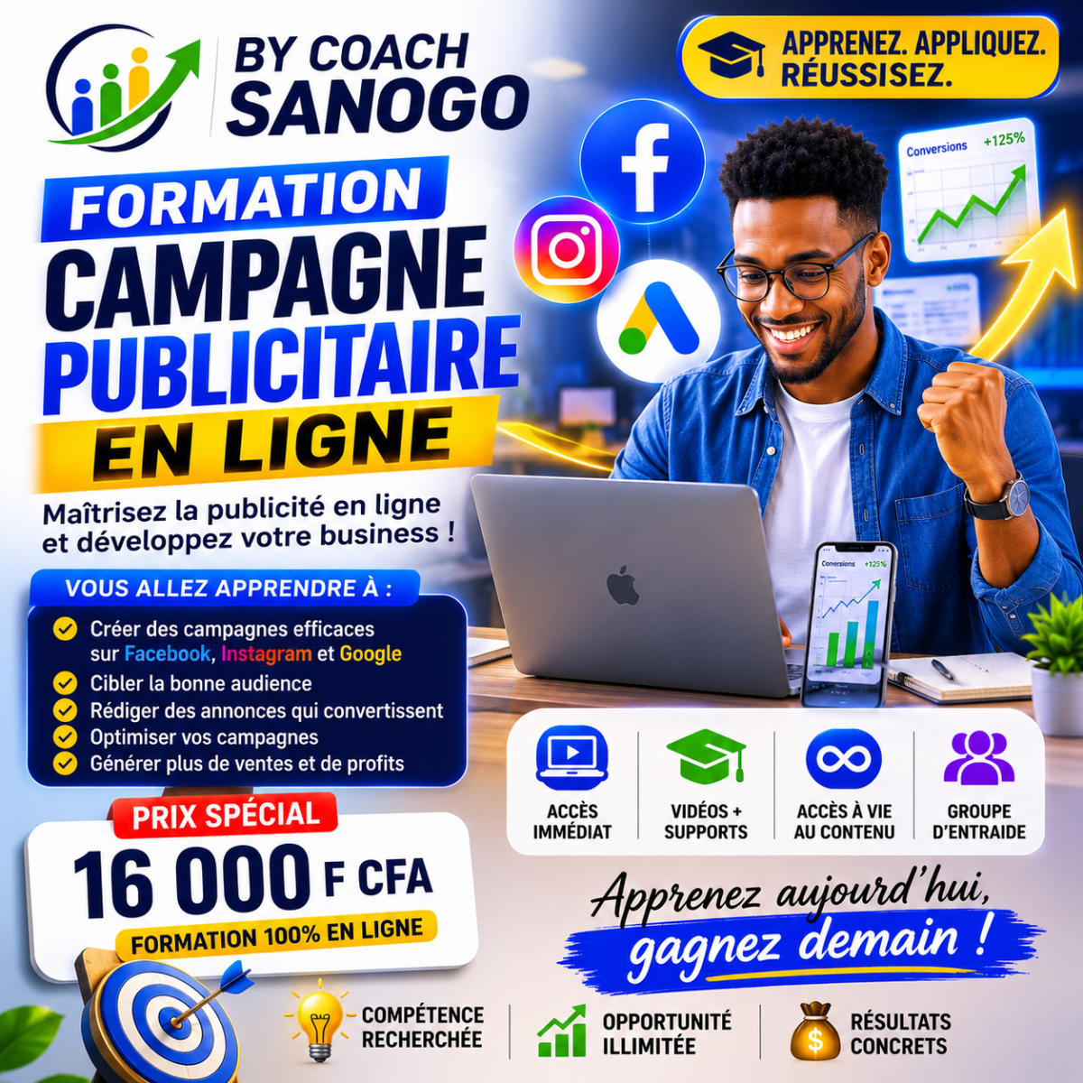 Publicité campagne Facebook