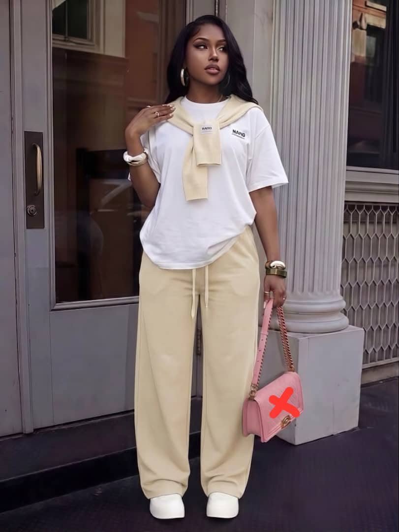 jolies ensembles pantalons avec écharpe