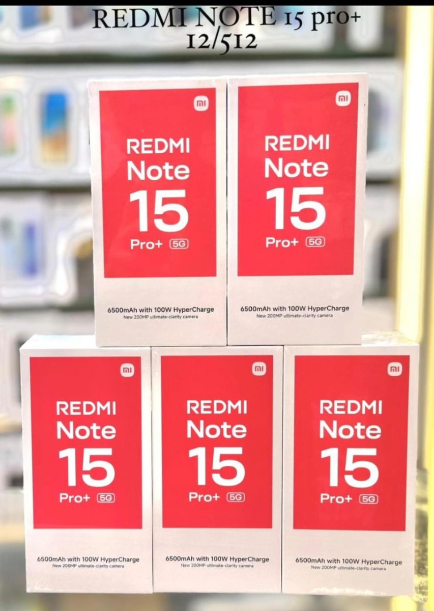 redmi note 15 pro+ 512giga 5G 12 giga de ram