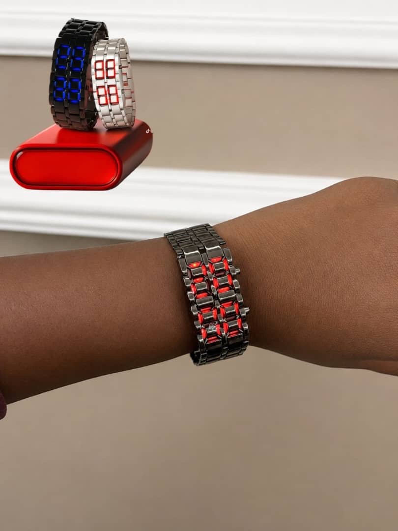 Bracelet-montre led lumineux