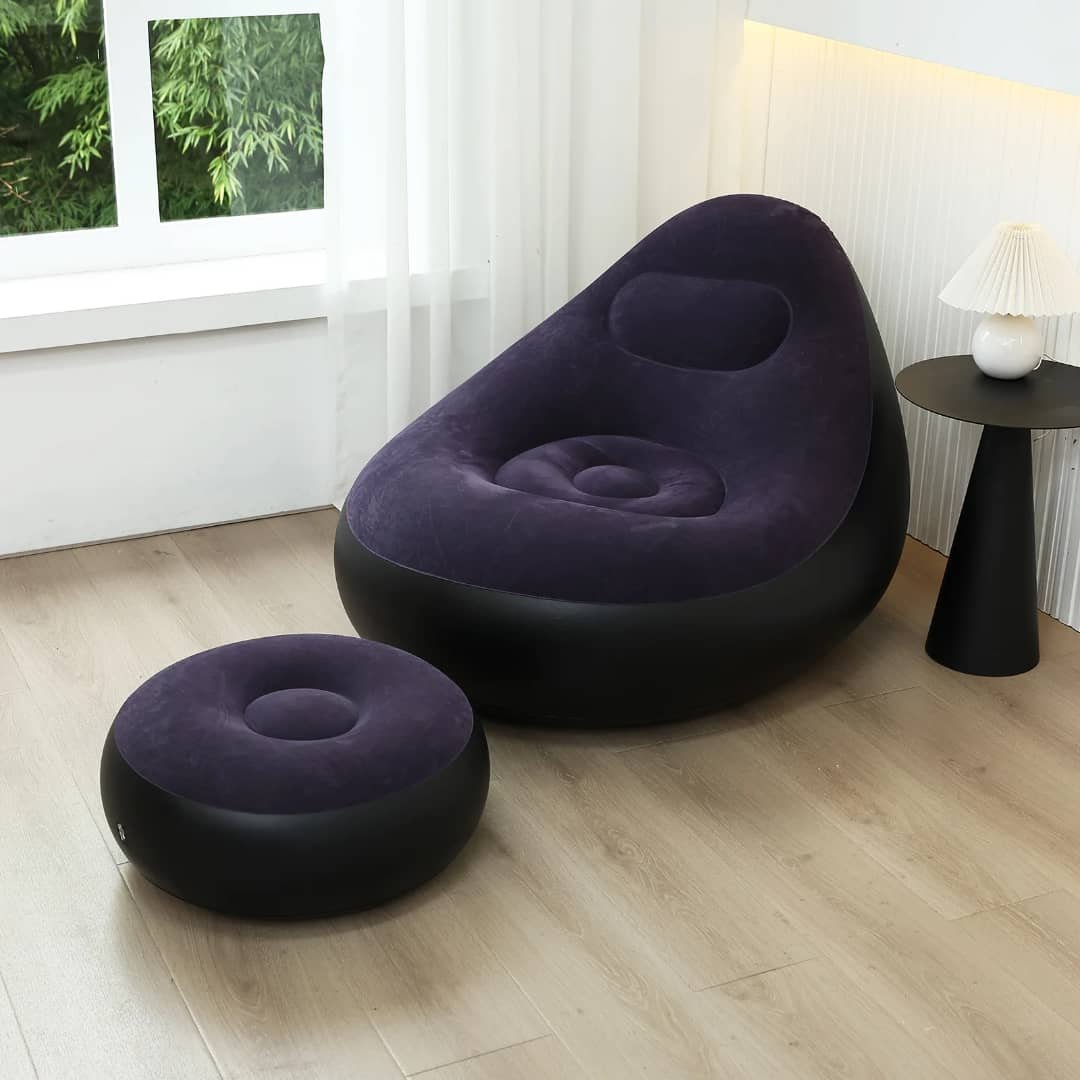 🔖 Fauteuil Gonflable Premium + Pompe Gratuite 🛋️✨