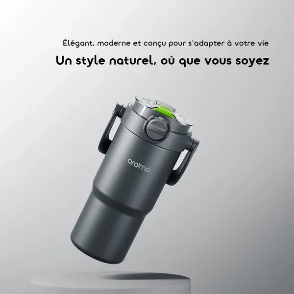 oraimo ThermoGo Thermos isotherme en acier inoxydable de 750 ml