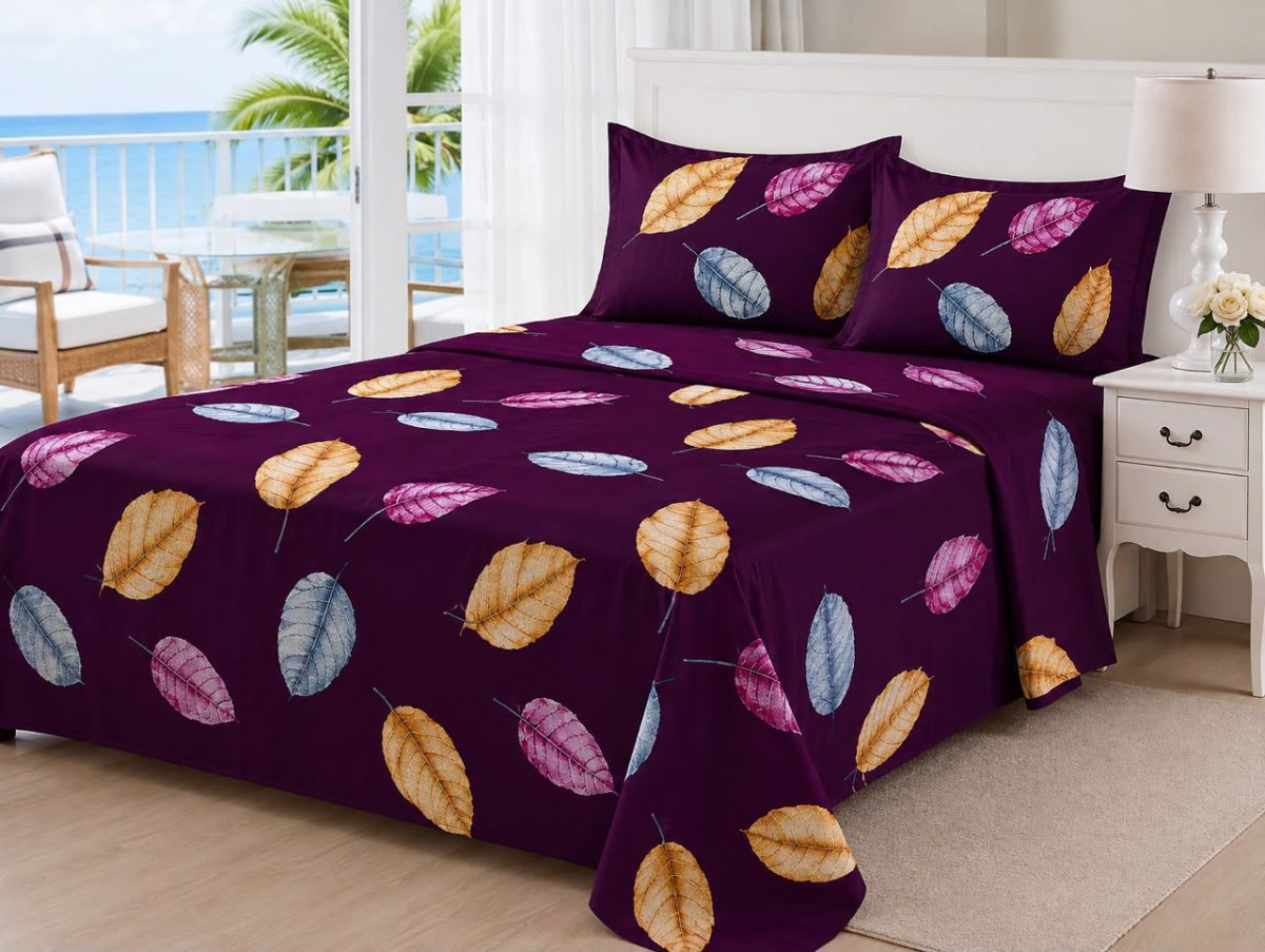 Draps 3 places et 2 oreillers