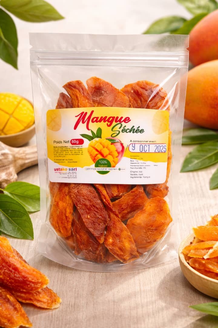 Mangue Séchée 100% Naturelle paquets de 100grs